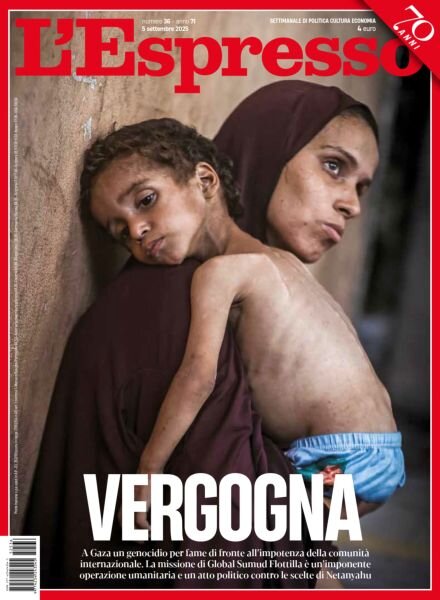 L’Espresso – 5 Settembre 2025 Cover