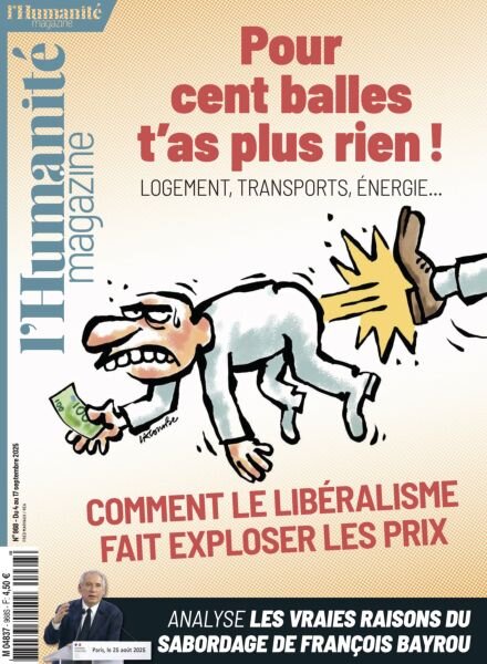 L’Humanite Magazine – 4 Septembre 2025 Cover