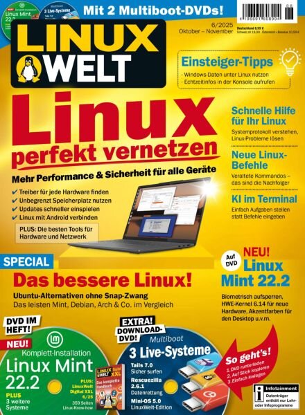 Linux Welt – Oktober-November 2025 Cover