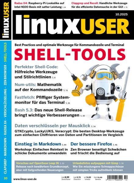 LinuxUser – Oktober 2025 Cover