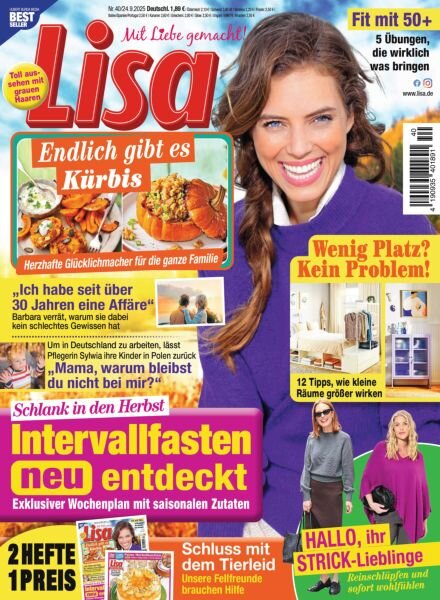 Lisa – 23 September 2025 Cover