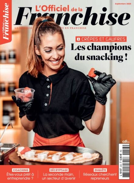 L’Officiel de la Franchise – Septembre 2025 Cover