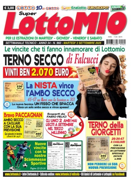 Lottomio del Giovedi – 2 Settembre 2025 Cover