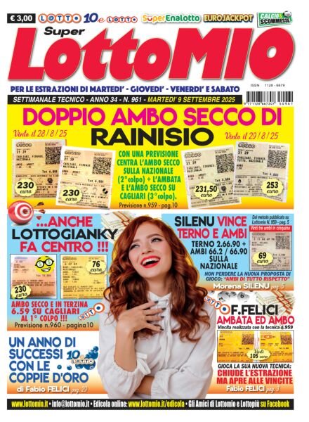 Lottomio del Giovedi – 9 Settembre 2025 Cover