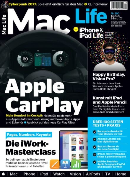 Mac Life Germany – Oktober 2025 Cover
