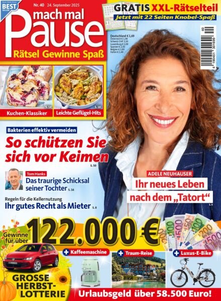 Mach mal Pause – 23 September 2025 Cover