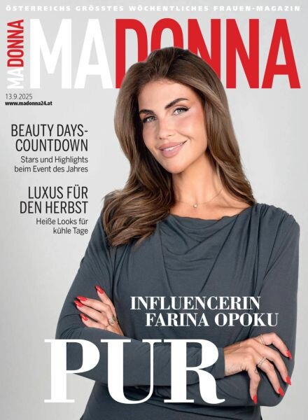 Madonna – 13 September 2025 Cover