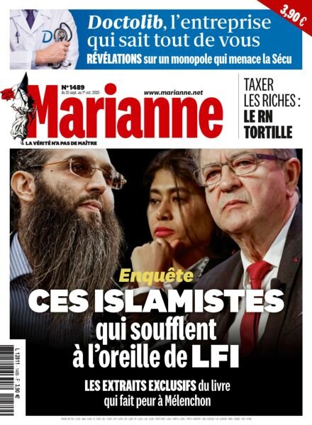 Marianne – 25 Septembre 2025 Cover