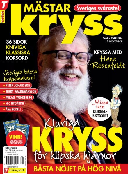 Mastarkryss – September 2025 Cover