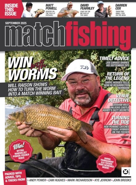 Match Fishing – September 2025 Cover