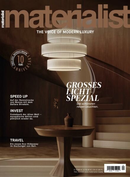 Materialist – September 2025 Cover