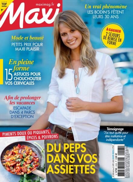 Maxi France – 8 Septembre 2025 Cover