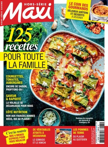 Maxi – Hors-Serie Cuisine – Septembre-Octobre 2025 Cover