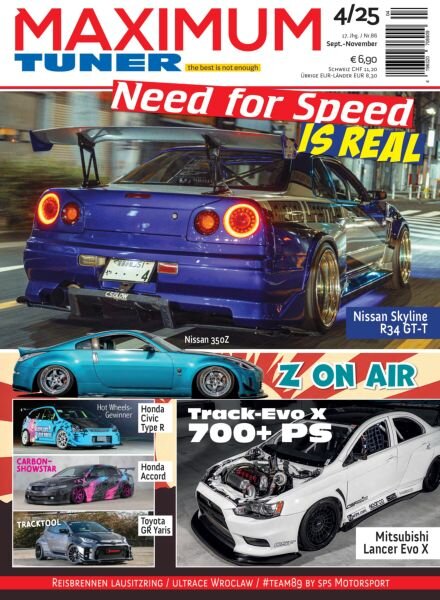 Maximum Tuner – September-November 2025 Cover