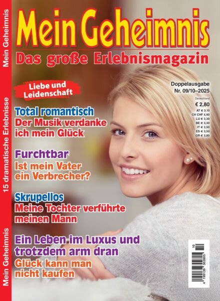 Mein Geheimnis – September-Oktober 2025 Cover