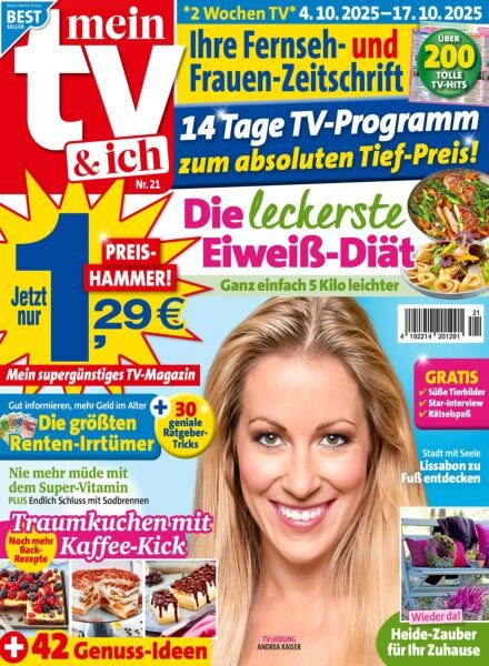 mein TV und ich – 25 September 2025 Cover