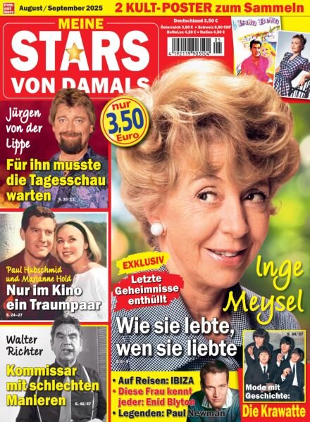 Meine Stars von Damals – August-September 2025 Cover