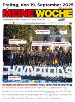 Meine Woche – 18 September 2025