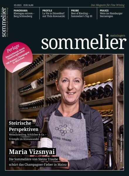 Meiningers Sommelier – August 2025 Cover