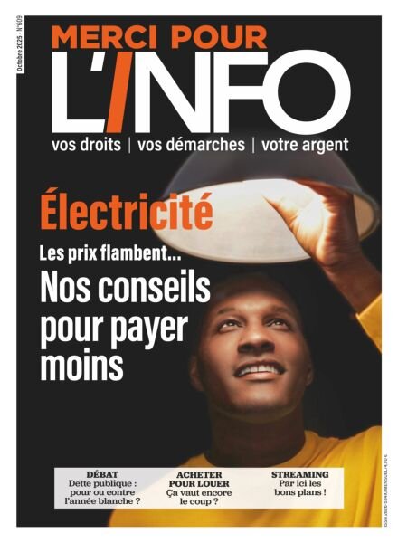 Merci Pour L’info – Octobre 2025 Cover