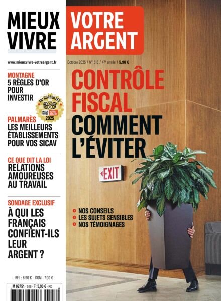 Mieux Vivre Votre Argent – Octobre 2025 Cover