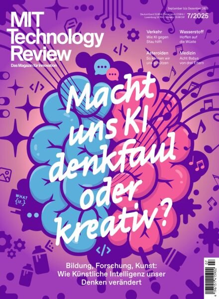 MIT Technology Review Germany – September-Dezember 2025 Cover