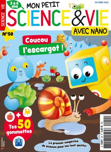 Mon Petit Science & Vie avec Nano – Octobre 2025 Cover
