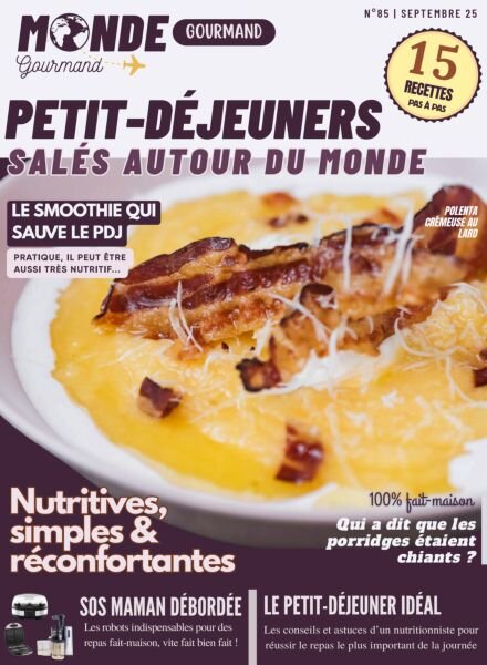 Monde Gourmand – Septembre 2025 Cover