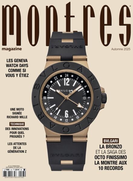 Montres Magazine – Automne 2025 Cover