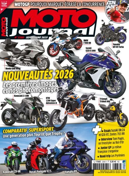Moto Journal – Septembre 2025 Cover