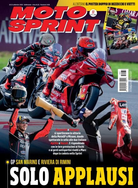 Moto Sprint – 16 Settembre 2025 Cover