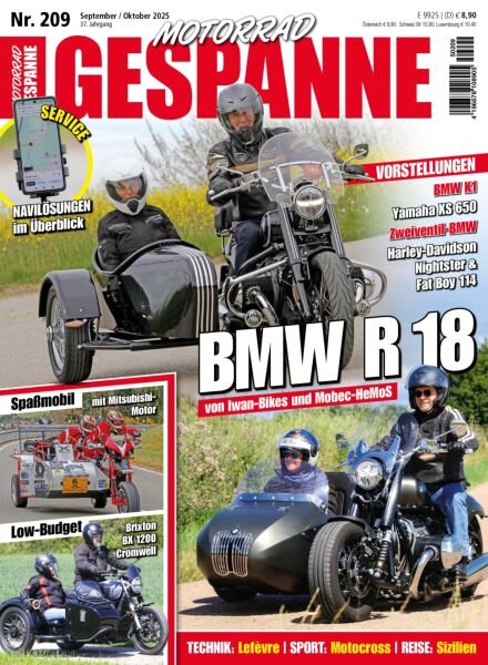 Motorrad Gespanne – September-Oktober 2025 Cover