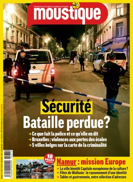Moustique Magazine – 10 Septembre 2025 Cover