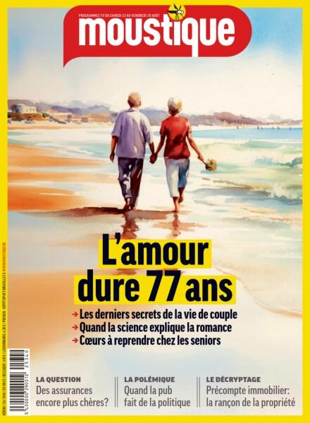 Moustique Magazine – 20 Aout 2025 Cover