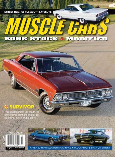 Muscle Cars – Fall 2025 Cover