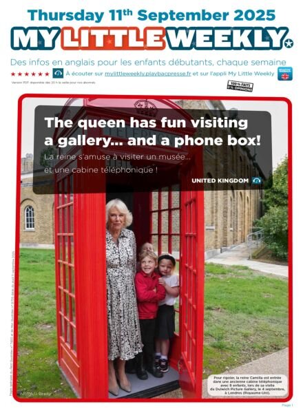 My Little Weekly – 12 Septembre 2025 Cover
