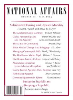 National Affairs – Fall 2025