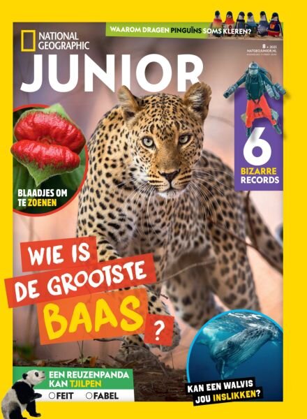 National Geographic Junior Nederland – September 2025 Cover