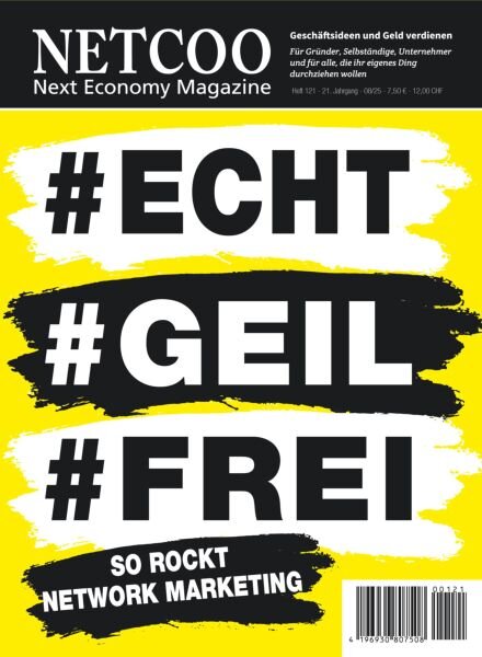 Netcoo Next Economy Magazine – August 2025 Cover