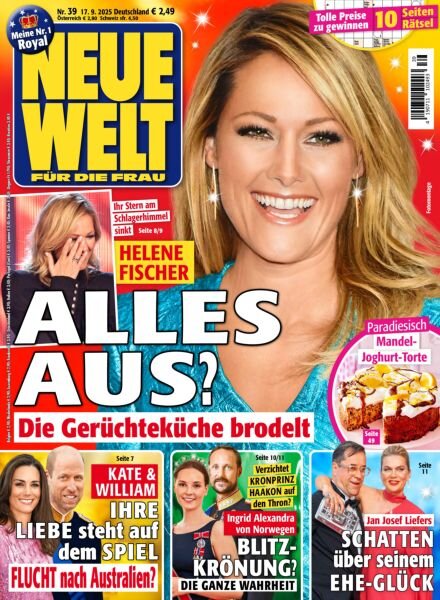 Neue Welt – 17 September 2025 Cover