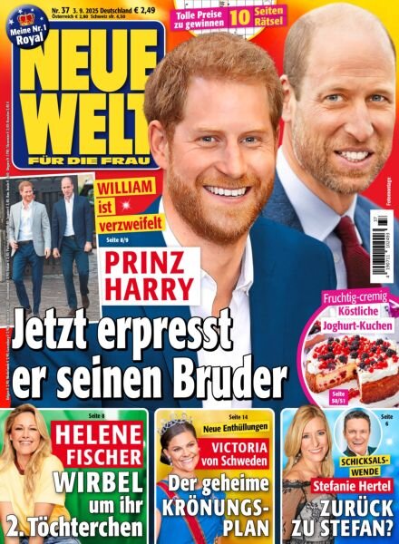 Neue Welt – 3 September 2025 Cover