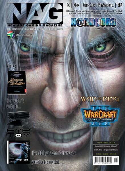 New Age Gaming – August 2003 Cover