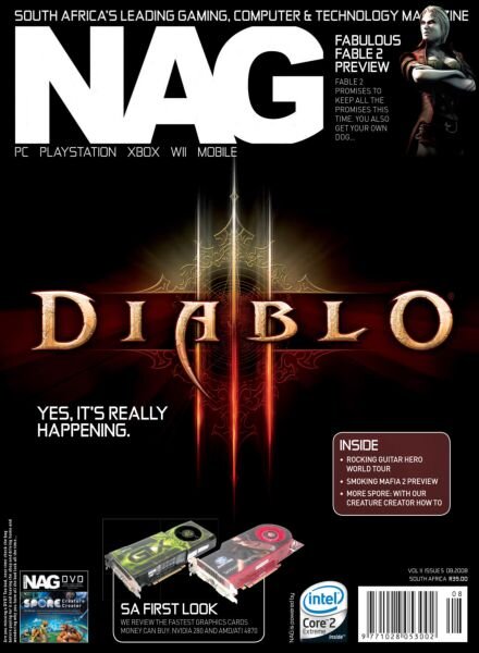New Age Gaming – August 2008 Cover