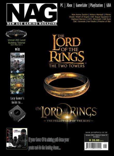 New Age Gaming – January 2003 Cover