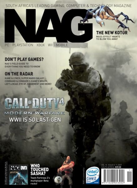 New Age Gaming – November 2007 Cover
