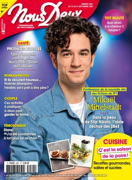 Nous Deux – 15 Septembre 2025 Cover