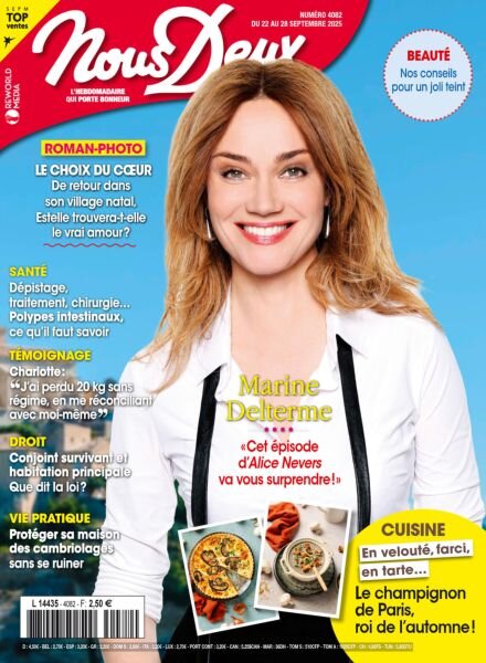 Nous Deux – 22 Septembre 2025 Cover