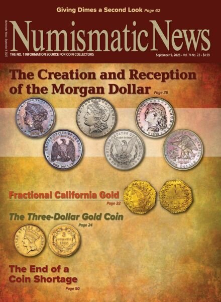 Numismatic News – September 9 2025 Cover