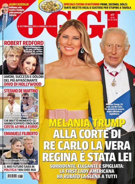 Oggi – 2 Ottobre 2025 Cover