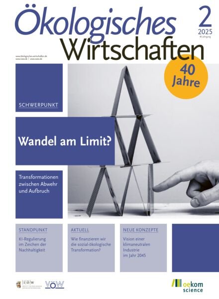 Okologisches Wirtschaften – Nr 2 2025 Cover